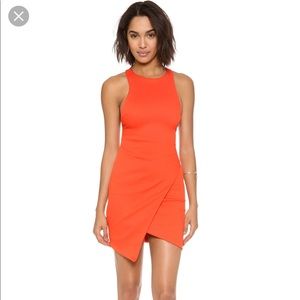 Bec & Bridge Isis Angle Minidress Tangerine sz4